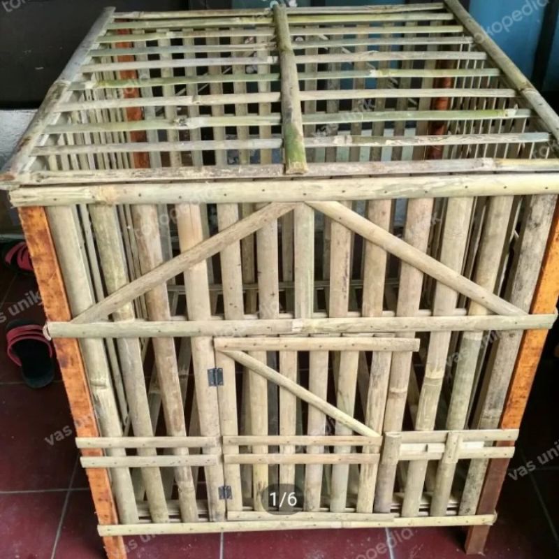 Ryani Farm KANDANG AYAM BAMBU BONGKAR PASANG RAKIT