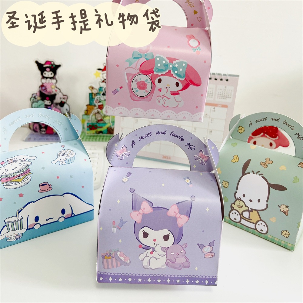 

(hocanparty) PAPER BAG GOODIE BAG TAS SNACK SOUVENIR KADO PESTA ULANG TAHUN ANAK MOTIF SANRIO CINNAMOROLL KUROMI MELODY PUCHACO