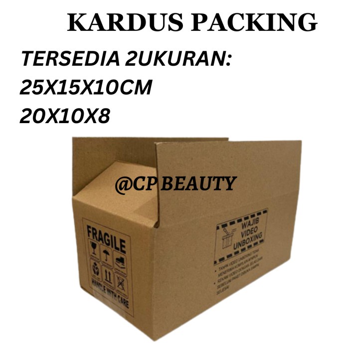 Kardus Packing Sablon Fragile / Kardus Box Packing Packaging
