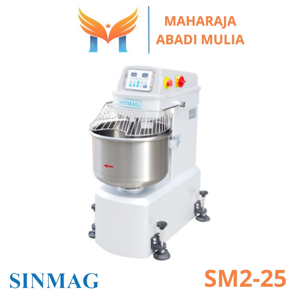 Spiral Mixer Sinmag Sm2-25 Mixer Roti 20kg Adonan