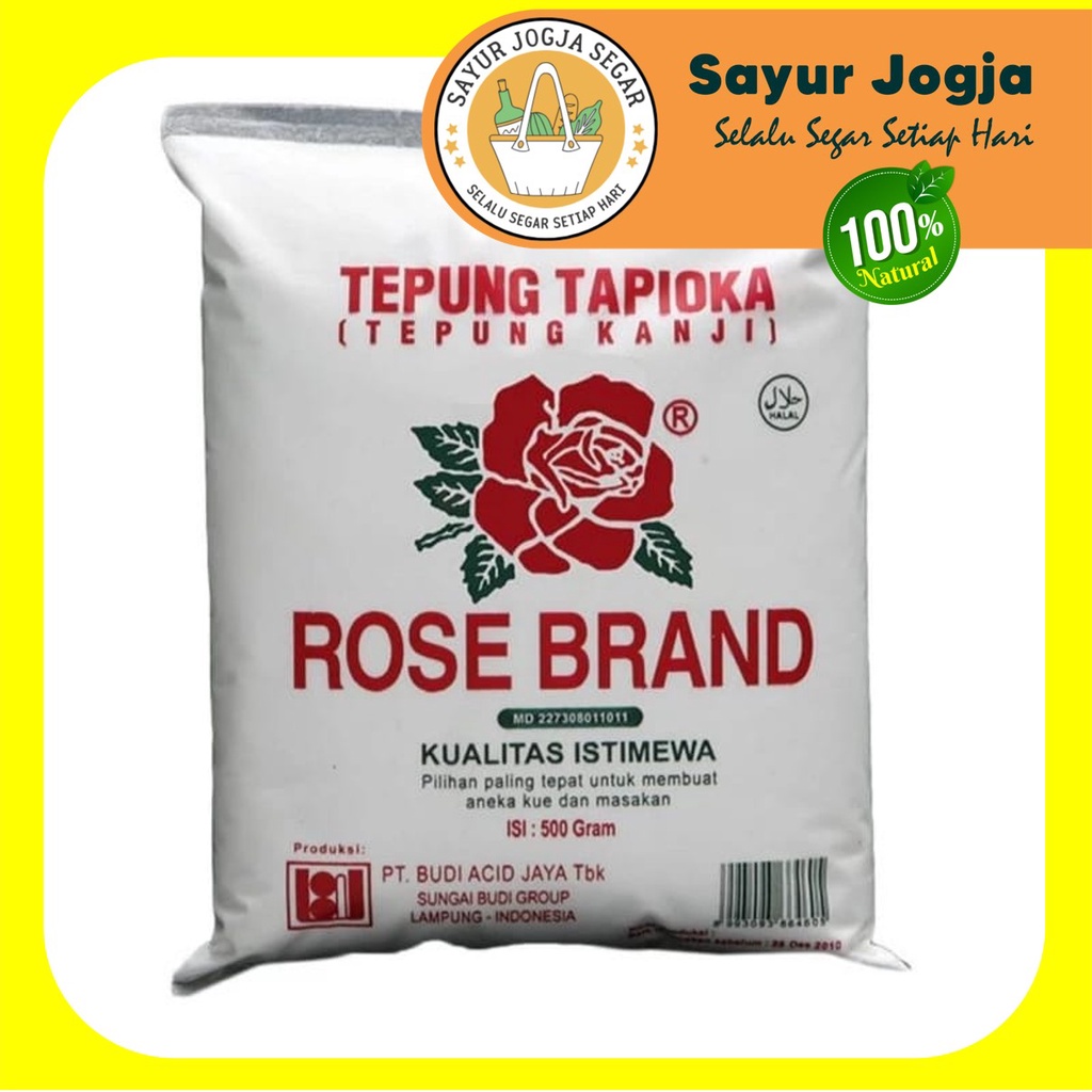 

Tepung Tapioka / Kanji ROSE BRAND 500 gram