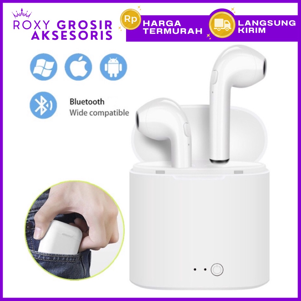 i7s Bluetooth TWS Headset Earphone Bluetooth i7s