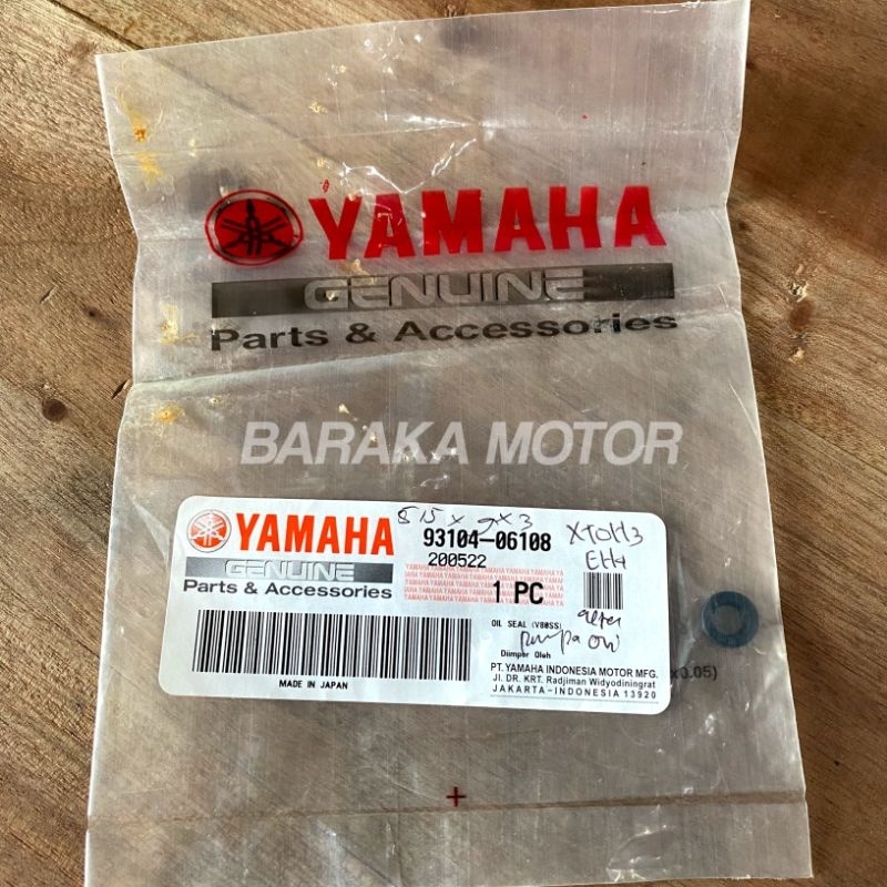 Sil Seal Oil Pump Pompa Oli 10x21x5 Alfa Original Yamaha YGP (9310406108)