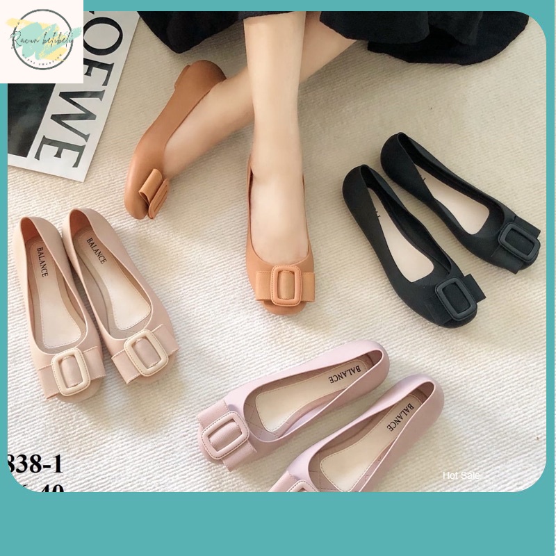 Sepatu Sandal Terbaru / Flatshoes/Sepatu Jelly Balance/Favoli/SquidBee 838