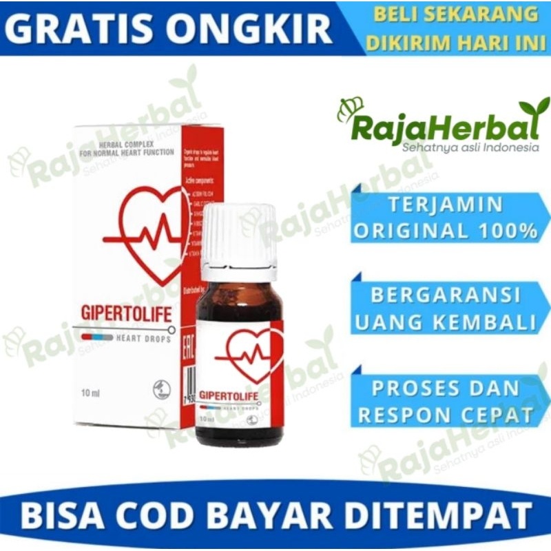 Gipertolife Asli Original Obat Herbal Hipertensi Stroke Jantung Bpom