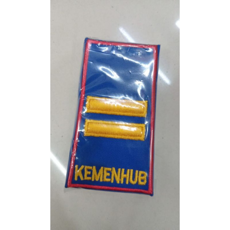 Evolet/Pangkat Kemenhub Golongan 3B lis merah (Bordir)