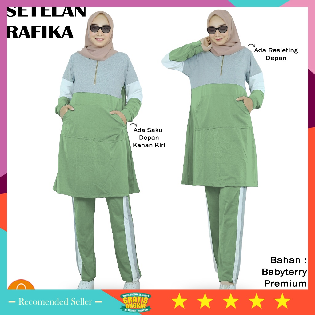⭐⭐⭐⭐⭐ Promo COD Baju Olahraga Muslimah Wanita Zumba Aeoribik Murah / LPM 33770 Setelan Training Olah