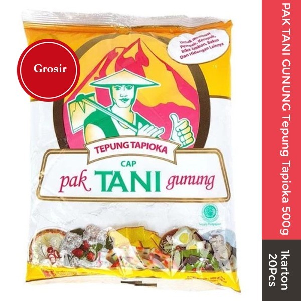 

[Big Sale] PAK TANI GUNUNG Tepung Tapioka 1 Karton Grosir