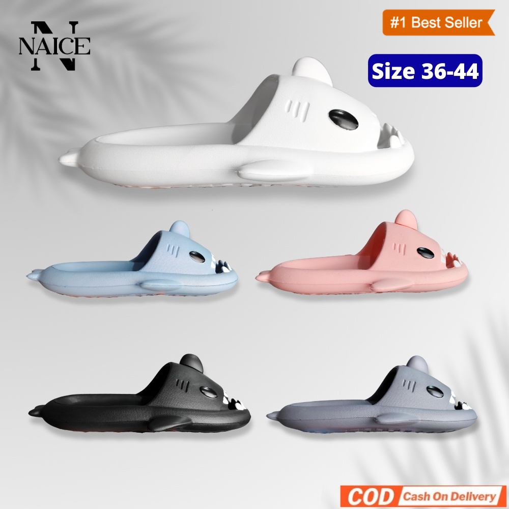 Sandal Hiu Dewasa pria Wanita / Sandal Shark Model Hiu EVA / Sandal ikan hiu couple / Sandal slop un