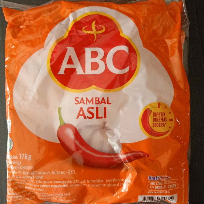 

b Sambal asli ABC sachet 22x8gr