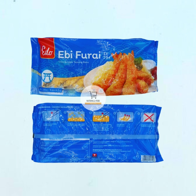 

Edo Ebi Furai 200gr / 8pcs Bento Udang Ebi Fry