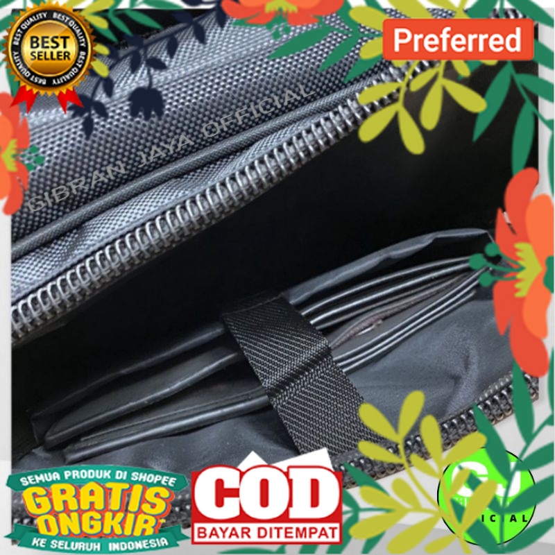 Tas Selempang Pria Hitam Merk Santer Tali Panjang// TAS KEREN KEKINIAN TERMURAH/ TAS SLEMPANG PRIA W