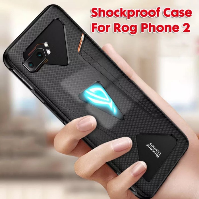 CASE ASUS PHONE 2 ROG 2 CARBON ANTI HEAT PROTECTION CAMERA ORIGINAL