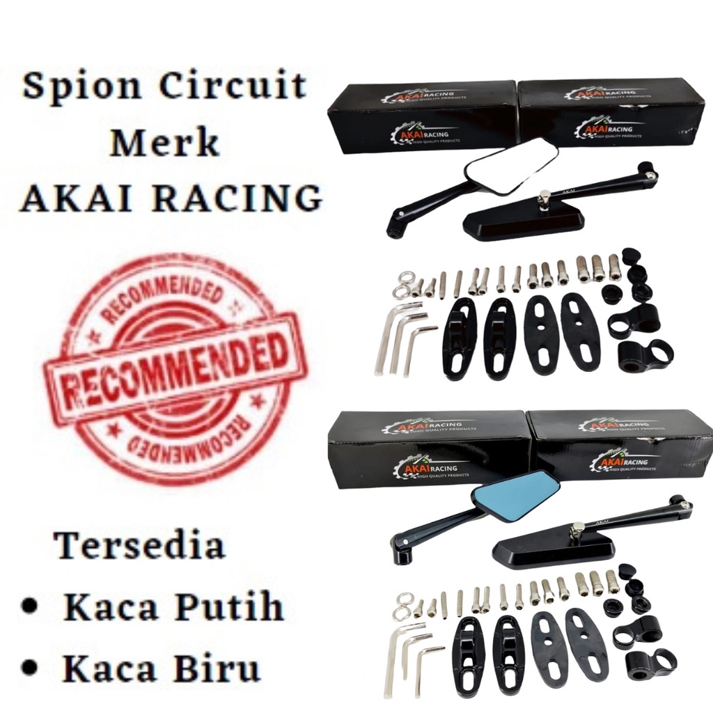 Spion Circuit Spion Rizoma Spion Sirkuit Akai Racing Universal Nmax,Pcx,Aerox,Vario,Mio,Vixion,R15,C
