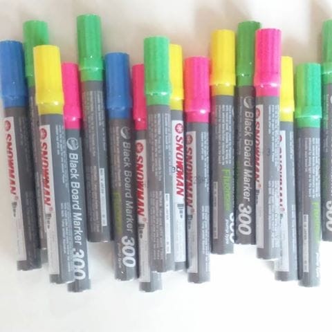 

Snowman Blackboard Marker 300 Fluorescent Neon