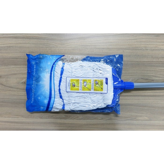 LAP PEL / ALAT PEL / KAIN PEL LANTAI SUMBU TONGKAT BESI MREK DRAGON