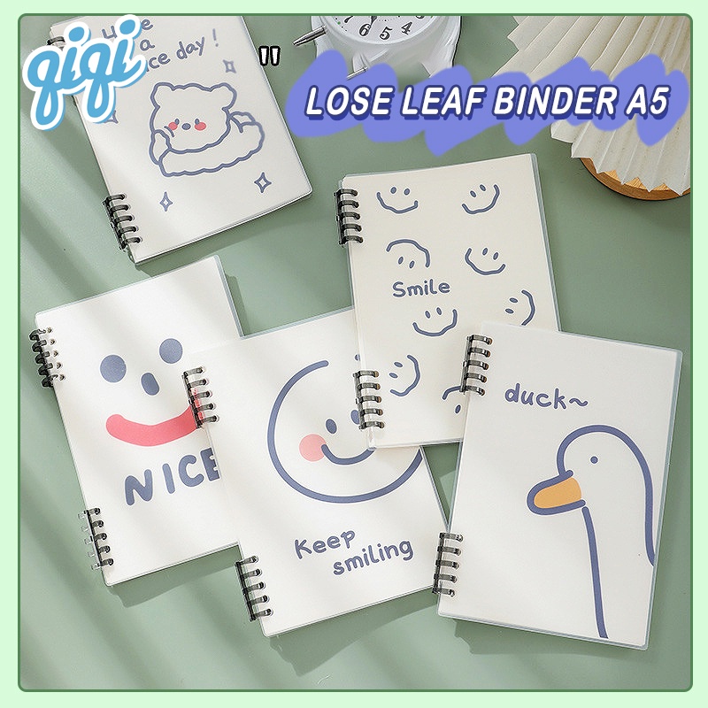 

B5 buku notebook B5 ring binder transparan/buku tulis - Qiqi Treasure