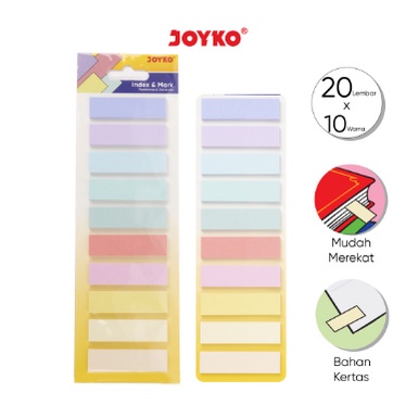 

INDEX MARK JOYKO PEMBATAS PENANDA PANAH IM 65 STICKY NOTES PANAH BUKU MEMO TEMPEL IM65 GROSIR ATK ALAT TULIS PERLENGKAPAN SEKOLAH KANTOR BAHAN KERTAS MURAH