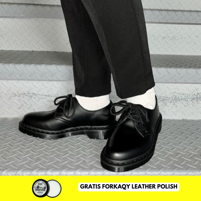 Mark Sepatu Dr. Martens 1461 Mono Black - 41