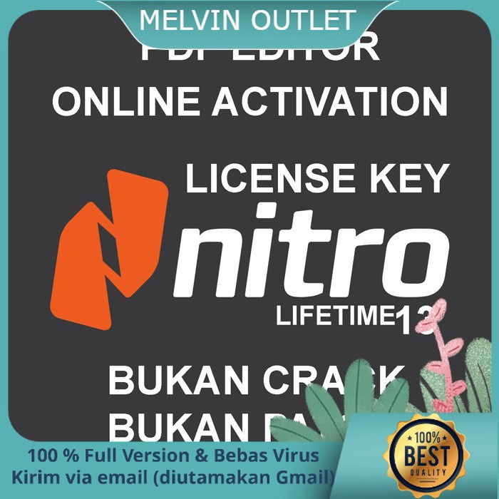Nitro PDF Pro 13 Lisensi Pro Lifetime Original - Solusi lengkap untuk PDF editor converter dokumen k