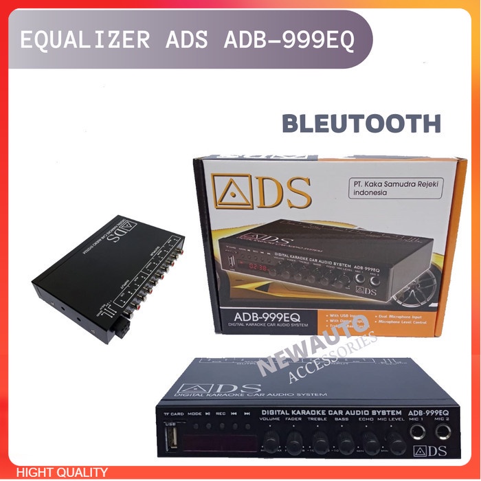 Parametrik Equalizer Bluetooth KARAOKE USB ADS ADB 999EQ