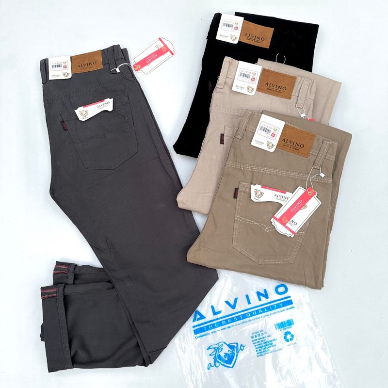 Celana ALVINO / Celana panjang Pria ALVINO ORIGINAL / Celana Kanvas Pria Panjang