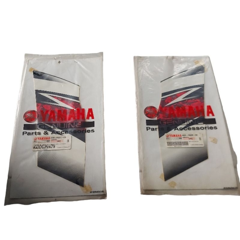 STRIPING ORIGINAL YAMAHA FIZR HITAM PUTIH SAYAP LUAR BAWAH KANAN KIRI