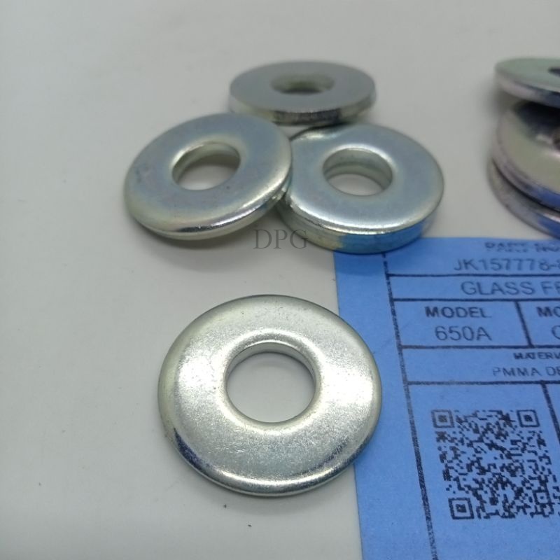 RING LOBANG M10 BAUT 14 SUPER TEBAL RING BAUT STANG SEGITIGA