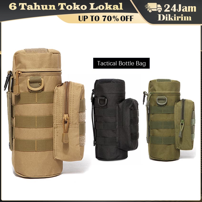 Tas Botol Minum Tas Hp Tas Selempang / Tas Selempang Botol Air Minum Tactical / Tas Selempang Pria I
