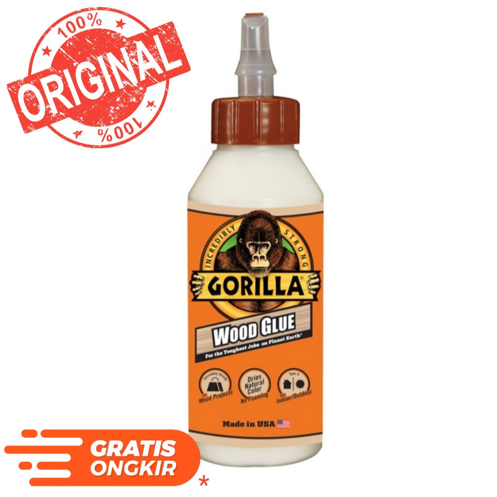 

Gorilla lem kayu 236 ml