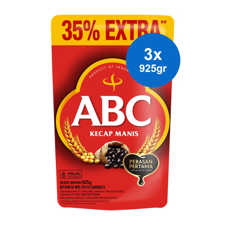 

ABC Kecap Manis 3 x 925 gr