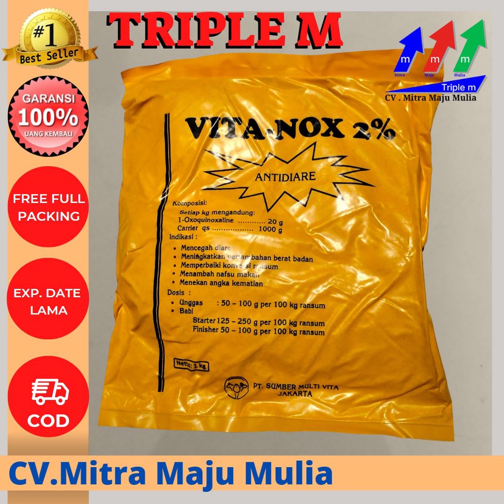 MMM Vitanox - Premix Pemacu Pertumbuhan & Penambah Berat Badan Hewan