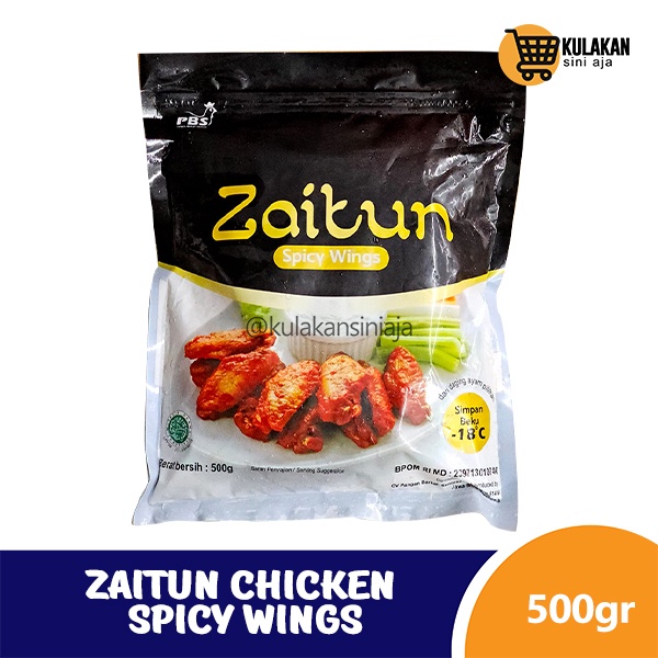 

ZAITUN Chicken Spicy Wings 500gr