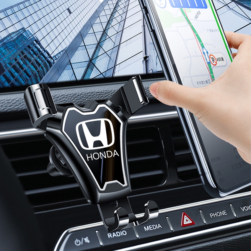 Gravity Car Holder Air Vent Holder Hp Di Lubang Ac Auto Fit Mobil logo Honda CRV/HRV/XRV