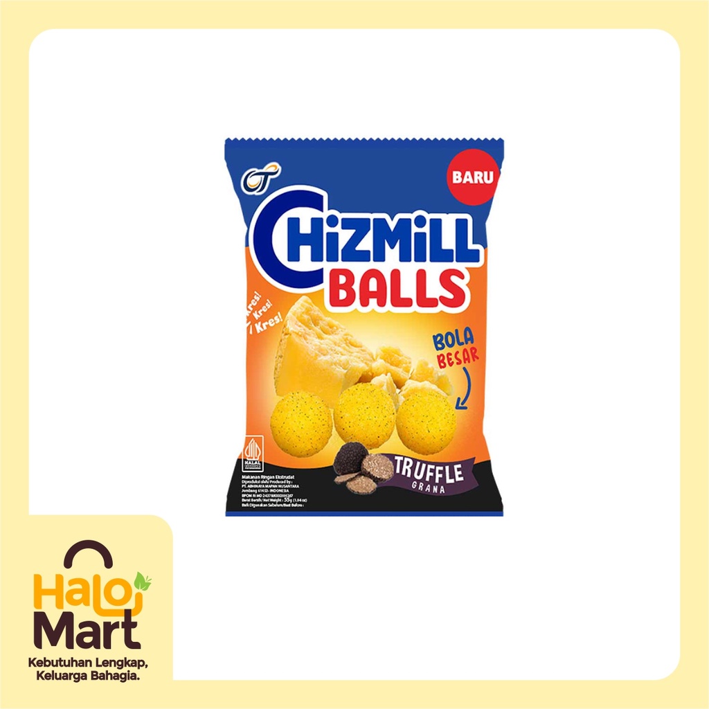 

CHIZMILL BALLS GRANA CHEESE 55G