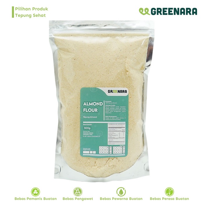 

[KUALITAS TERBAIK] Tepung Almond 500gr / Almond Flour Premium