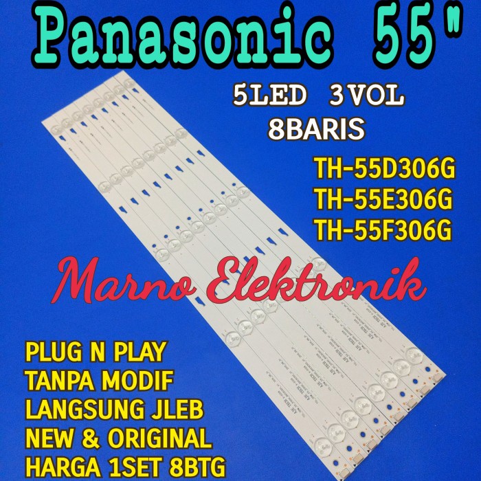 BL BACKLIGHT LED PANASONIC TH-55F306G PANASONIK TH55F306G TH 55F306G