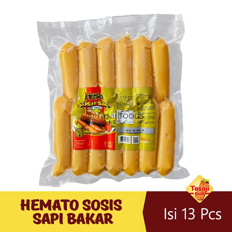 

Hemato Sosis Sapi Bakar Kombinasi Isi 13 pcs 600gr