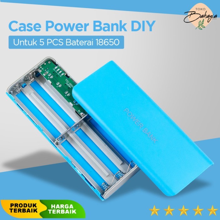 Case Power Bank DIY untuk 5 PCS 18650
