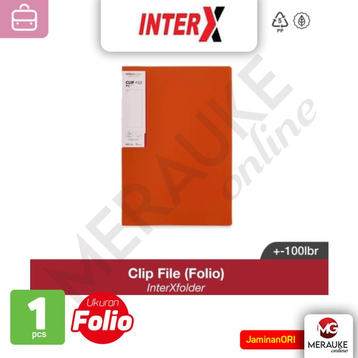 

InterX Map Jepit / Clip File Folio (F4)