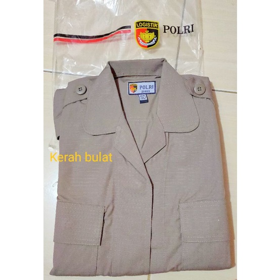 baju pdl polwan terbaru  jatah polri