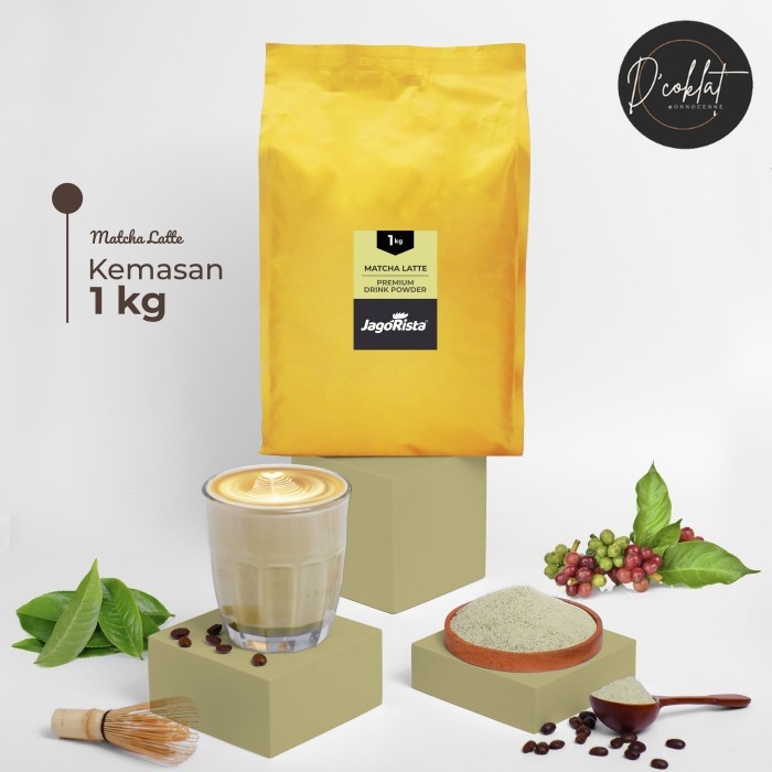 

Premium GOLD Greentea Latte (Bubuk Minuman / Drink Powder)