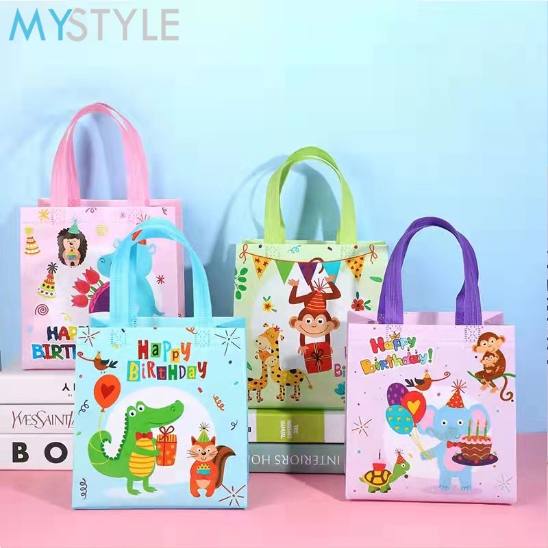 

REJEKI REJEKI GOODIE BAG DX23 (1 LUSIN WARNA RANDOM) ANEKA GAMBAR KARAKTER LUCU ULANG TAHUN HAPPY BIRTHDAY TAS KARUNG PLASTIK SOUVENIR REJEKI