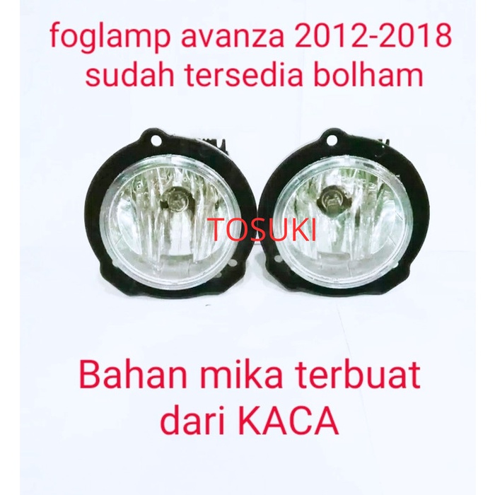 foglamp avanza veloz 2012 2013 2014 2015 2016 2017 2018 - 1 SET, KUNING STANDART
