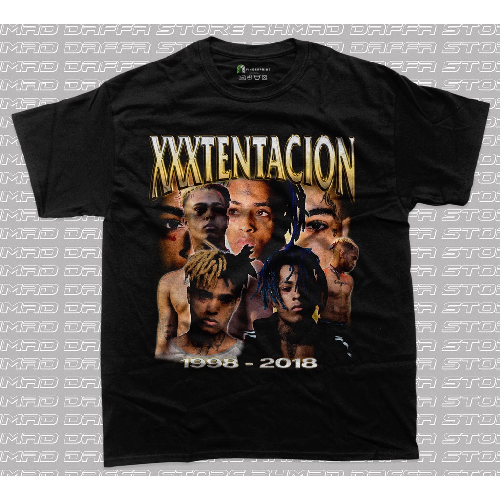 VINTAGE - XXXTENTACION T-Shirt - Baju - Kaos Rap Tee - Cotton Combed 24s