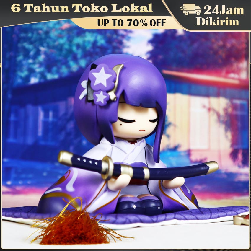 raiden shogun genshin impact figure chibi