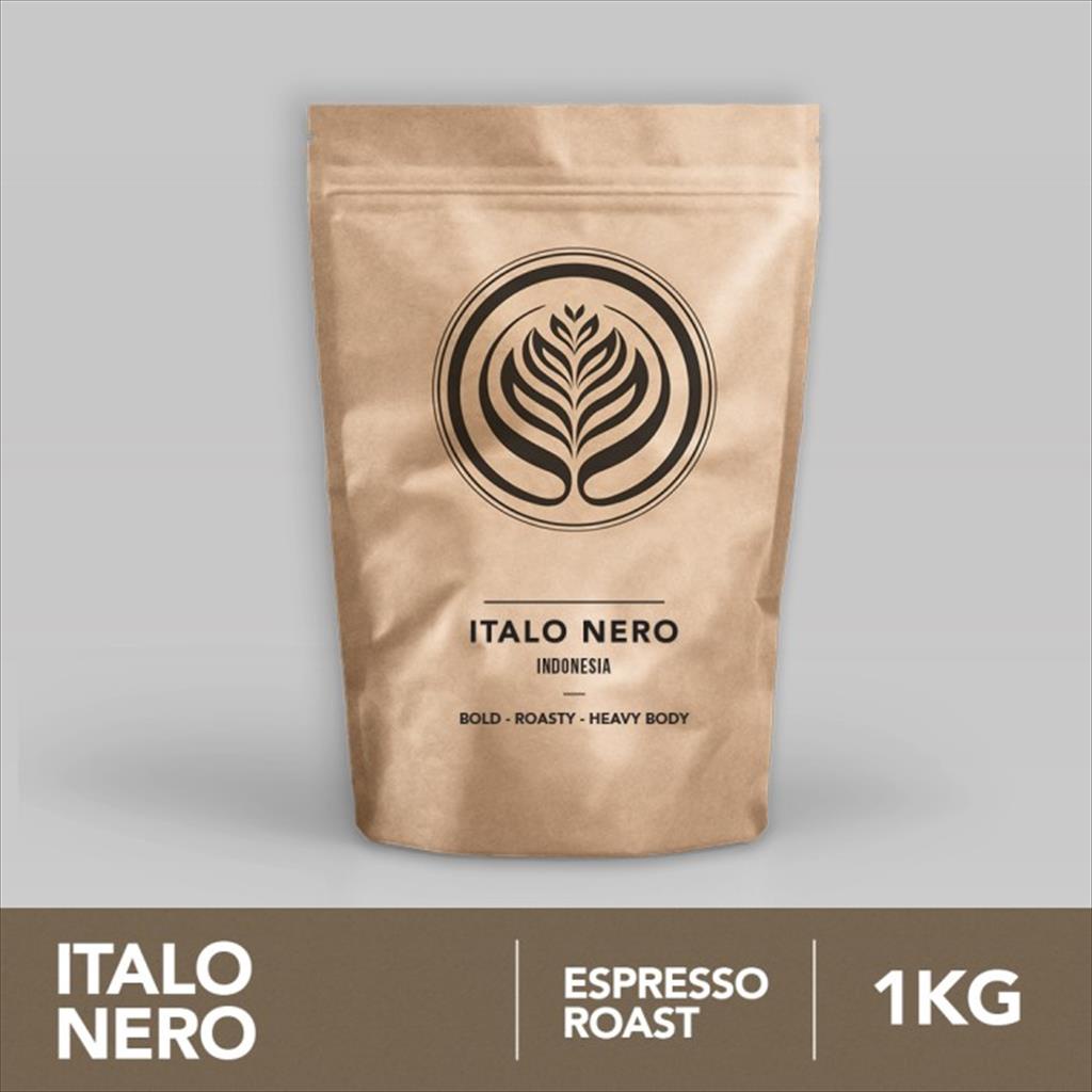

Italo Nero 1kg - Biji Kopi Arabika 1kg | Coffeenatics