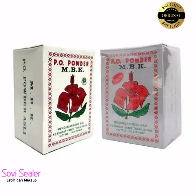 Skin ORIGINAL P O Powder MBK Bedak Bubuk Deodoran Ketiak Tabur M B K