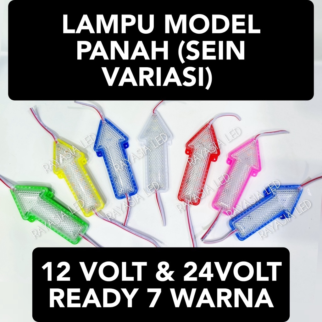 LAMPU LED PANAH SEIN BAK TRUK MOBIL 12 VOLT 24 VOLT VARIASI MOBIL TRUK
