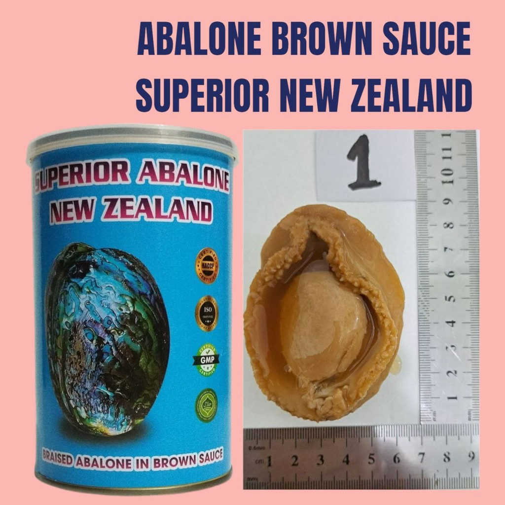

ABALONE KALENG SOUTH AFRICA PLATINUM ABALONE BRAISED IN BROWN SAUCE ISI 1 PC XL BIG kasihmurah